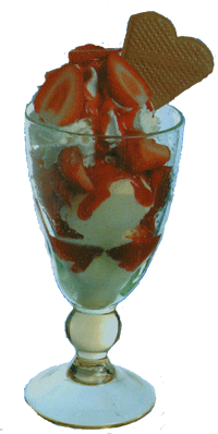 Erdbeer-Becher