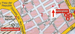 Stadtplanausschnitt